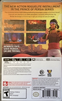 Rogue Prince of Persia, The Box Art