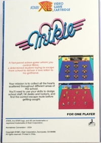 Mikie Box Art