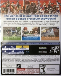 Ys vs. Trails in the Sky: Alternative Saga Box Art