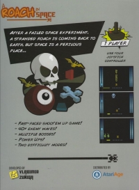 Roach in Space, A Box Art