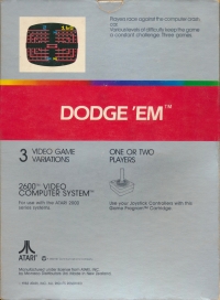 Dodge 'Em Box Art