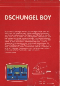 Dschungel Boy (red box) Box Art