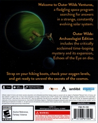 Outer Wilds: Archaeologist Edition (1780-P5-CSR) Box Art