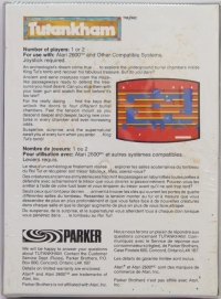 Tutankham [CA] Box Art