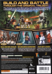 Lego Star Wars II: The Original Trilogy - Family Hits Box Art