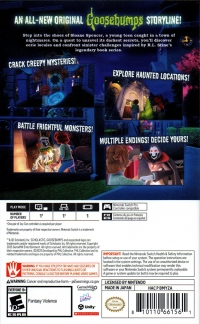 Goosebumps: Terror in Little Creek Box Art