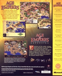 Age of Empires: Gold Edition (1298 Part No. X04-03870) Box Art