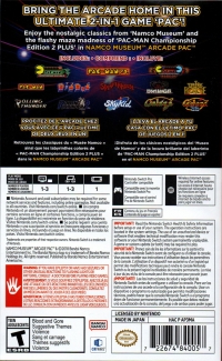 Namco Museum Arcade Pac Box Art