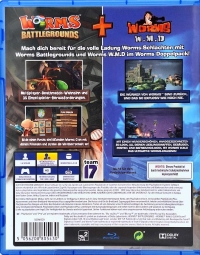 Worms Battlegrounds + Worms W.M.D Box Art