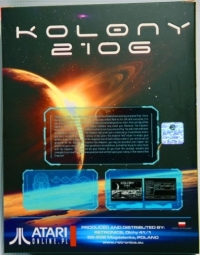 Kolony 2106 - Collector's Edition Box Art