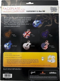 RedOctane The Official Guitar Hero Faceplate for the Les Paul Controller (Chrome) Box Art