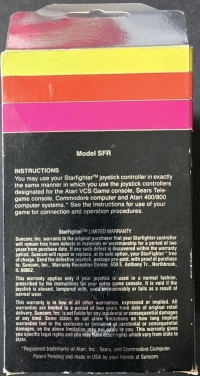 Suncom StarFighter Box Art