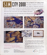 SimCity 2000 (026-27-701-B / LC) Box Art