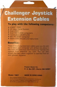 Challenger Joystick Extension Cables Box Art