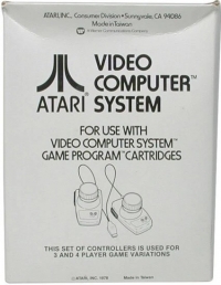 Atari Standard Paddle Controllers Box Art