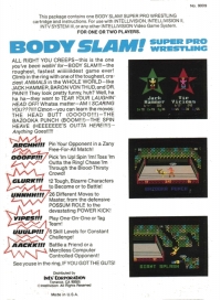 Body Slam! Super Pro Wrestling Box Art