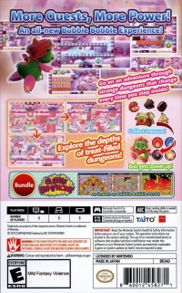 Bubble Bobble Sugar Dungeons Box Art