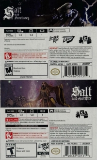 Salt and Sanctuary / Salt and Sacrifice Box Art