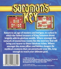 Solomon's Key Box Art