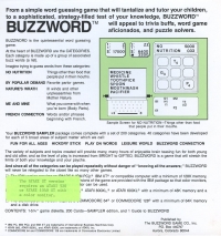Buzzword Box Art