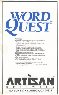 Word Quest Box Art
