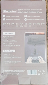 BlueRetro Wireless Controller Adapter Box Art