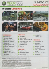 Xbox Magazine Ufficiale Numero 107 Box Art