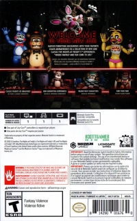 Five Nights at Freddy's: Help Wanted (LA-H-AXT3A-USA1 cartridge) Box Art