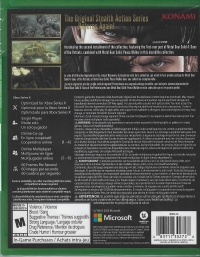 Metal Gear Solid: Master Collection Vol. 2 - Day One Edition Box Art