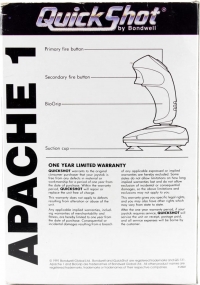 Bondwell Quickshot Apache 1 QS-131 Box Art