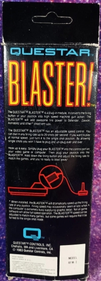 Questar Blaster! Auto-Fire Module Box Art