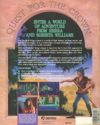 King's Quest - Quest for the Crown Box Art