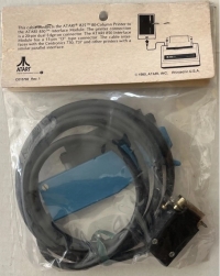 Atari CX86 Printer Cable Box Art