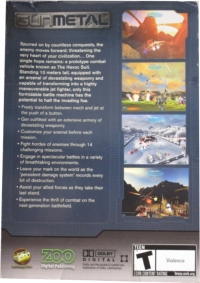 Gun Metal (mech cover / logo bottom) Box Art