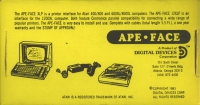 Digital Devices Ape-Face XLP Box Art