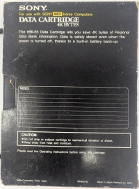 Sony Data Cartridge 4K Bytes Box Art