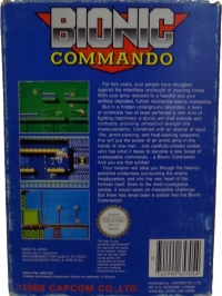 Bionic Commando (Mattel) Box Art