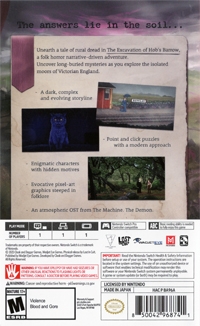 Excavation of Hob's Barrow, The Box Art