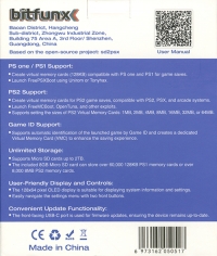 Bitfunx PSxMemCard Gen2 Box Art