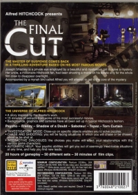 Hitchcock: The Final Cut Box Art