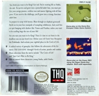 Lion King, The (Sold by THQ Inc.) Box Art