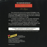 Computer Scrabble de Luxe Box Art