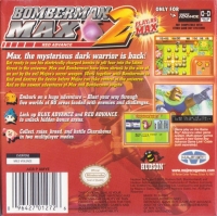 Bomberman Max 2: Red Advance Box Art