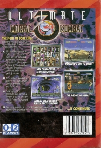 Ultimate Mortal Kombat 3 Box Art