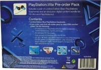 Sony PlayStation Vita Pre-order Pack Box Art