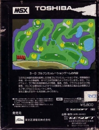 3-D Golf Simulation (HX-S101) Box Art
