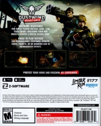 Dustwind: Resistance Box Art