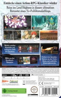 Ys Memoire: The Oath in Felghana [DE] Box Art