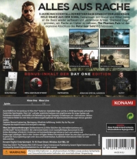 Metal Gear Solid V: The Phantom Pain [DE] Box Art