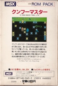 Kung Fu Master Box Art